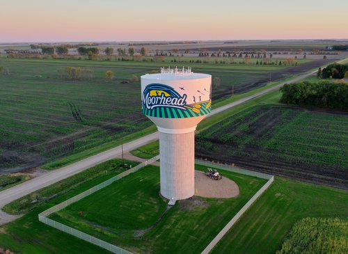 Water tank in Moorhead, MN