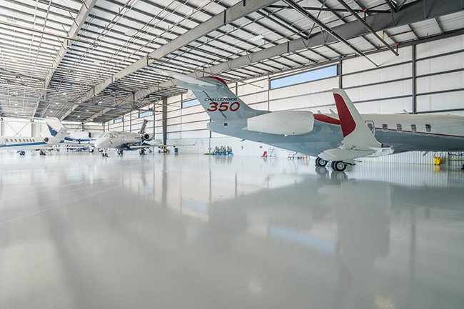 Hangar Floor in Houston, Texas